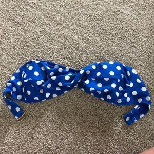 pima dot bandeau top.